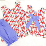 Preorder Samples GSSO2785 Flower Bows Girls Shorts Set
