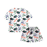Preorder Samples GSSO3249 University Team Florida Bows Scallop Edge Girls Shorts Set