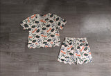 Preorder Samples GSSO3249 University Team Florida Bows Scallop Edge Girls Shorts Set