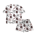 Preorder Samples GSSO3641 GSSO3561 University Team Scallop Edge Girls Shorts Set