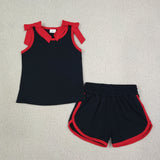 GSSO3812 Leopard Yellow Girls Shorts Set