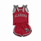 Preorder MOQ 5 Pcs Each Style Team Mascot Bows Girls Shorts Outfits