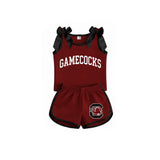 Preorder MOQ 5 Pcs Each Style Team Mascot Bows Girls Shorts Outfits