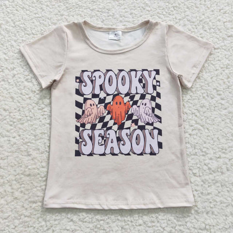 GT0231 Halloween Spooky Season Boy Girl Shirt Top