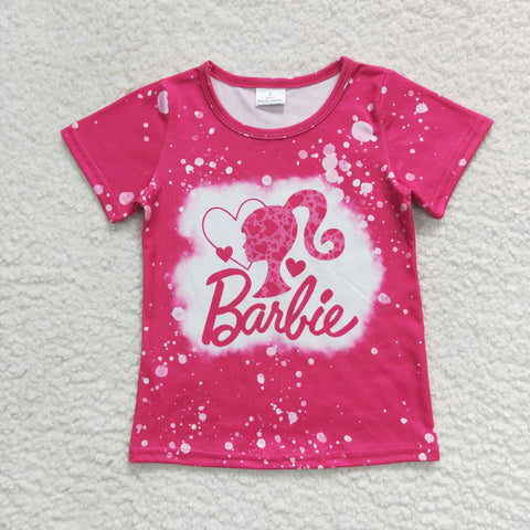 GT0293 Barbie Pink Girl Shirt Top