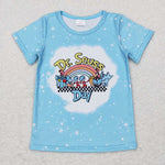 GT0365 Reading Blue Girl Shirt Top