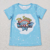 GT0365 Reading Blue Girl Shirt Top