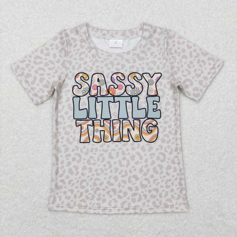 GT0401 Sassy Little Thing Leopard Kids Shirt Top