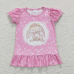 GT0466 Easter Rabbit Girl Shirt Top