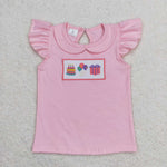 GT0501 Hapy Birthday Pink Girl Shirt Top