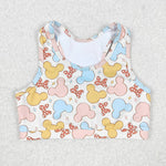 GSSO0899 Cartoon Mouse Girls Shorts Set