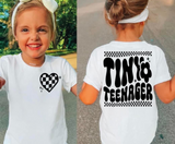 GT0527 Tiny Teenager White Kids Shirt Top