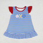 GT0560 Baseball Stripe Tunic Girl Shirt Top