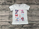 GT0570 Cartoon Mouse Castle Girl Shirt Top