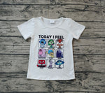 GT0674 TODAY I FEEL Mood Kids Girl Shirt Top