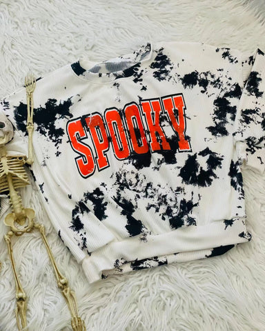 Preorder 08.16 GT0718 Halloween Spooky Kids Shirt Top