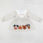 GBO0442 The Season Pumpkin Mouse Girls Bummie Set