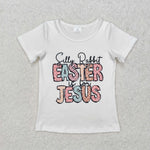 GT0898 Easter Jesus Kids Girls Shirt Top