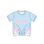 Preorder 01.14 GT0925 MINI Sky Blue Kids Girl Shirt Top