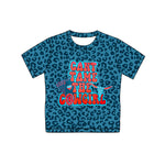 Preorder 01.14 GT0935 CANT TAME THE Cowgirl Leopard Kids Girl Shirt Top