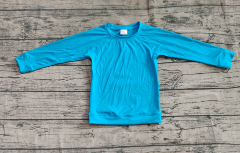 Preorder GT0969 Blue Yoga Kids Long Sleeves Shirt Top