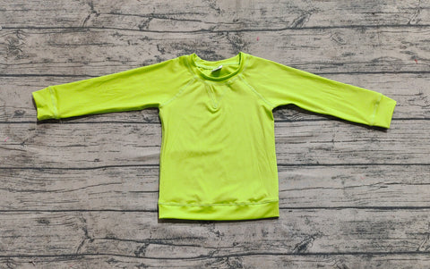 Preorder GT0971 Green Yoga Kids Long Sleeves Shirt Top