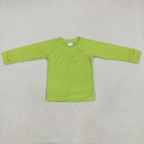 GT0971 Green Yoga Kids Long Sleeves Shirt Top
