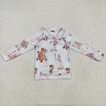 GT0989 Cartoon Toys Zipper Kids Boys Pullover
