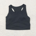US Warehouse GSPO2038 Active Wear Sports Black Women Adult's Yoga Clothes