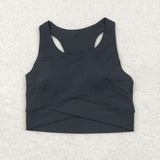 US Warehouse GSPO2038 Active Wear Sports Black Women Adult's Yoga Clothes