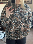 Preorder 08.23 GT1122 Fashion Camo Women Sweatshirt Adult's Shirt Pullover