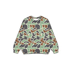 Preorder 08.23 GT1125 Fashion Green Camo Women Sweatshirt Adult's Shirt Pullover
