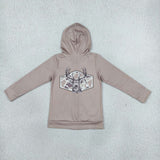 GT1144 Hunting Camo Elk Hoodie Kids Coat