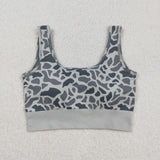 GSSO2702 Hunting Camo Gray Yoga Sports Adult Women's Outfits