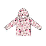 Preorder 10.08 MOQ 5 pcs GT1242 Valentine's Day Ladybug Kids Hoodie Pullover