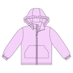 Preorder 10.20 MOQ 5 pcs GT1279 Solid Color Hoodie Kids Girls Zipper Coat