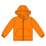 Preorder 10.20 MOQ 5 pcs GT1280 Solid Color Hoodie Kids Girls Zipper Coat