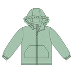 Preorder 10.20 MOQ 5 pcs GT1281 Solid Color Hoodie Kids Girls Zipper Coat