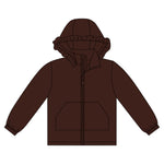 Preorder 10.20 MOQ 5 pcs GT1289 Solid Color Hoodie Kids Girls Zipper Coat）
