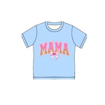 Preorder 10.28 MOQ 5 pcs GT1310 Ice Cream MAMA Pink Adult's Shirt Top