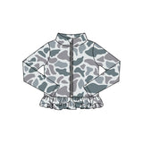 Preorder 11.16 MOQ 5 pcs GLP2993 Hunting Camo Yoga Coat Girls Set