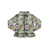 Preorder 11.16 MOQ 5 pcs GLP2995 Hunting Camo Yoga Coat Girls Set