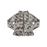 Preorder 11.16 MOQ 5 pcs GLP2996 Hunting Camo Yoga Coat Girls Set