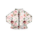 Preorder 11.16 MOQ 5 pcs GLP2997 Flower Yoga Coat Girls Set