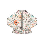 Preorder 11.16 MOQ 5 pcs GLP3004 Flower Yoga Coat Girls Set