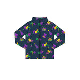 Preorder 11.17 MOQ 5 pcs GLP3032 Mardi Gras Masks Yoga Coat Girls Set