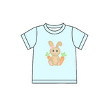 Preorder Samples GT1395 Easter Rabbit Carrot Kids Girls Shirt Top