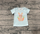 Preorder Samples GT1395 Easter Rabbit Carrot Kids Girls Shirt Top