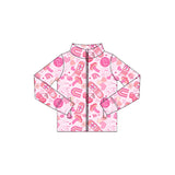 Preorder 11.24 MOQ 5 pcs GLP3110 Valentine's Day Love Yoga Coat Girls Set