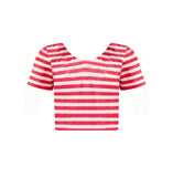 Preorder 12.08 MOQ 5 pcs GSD3073 4th of July Stripe Star Girls Skirt Set